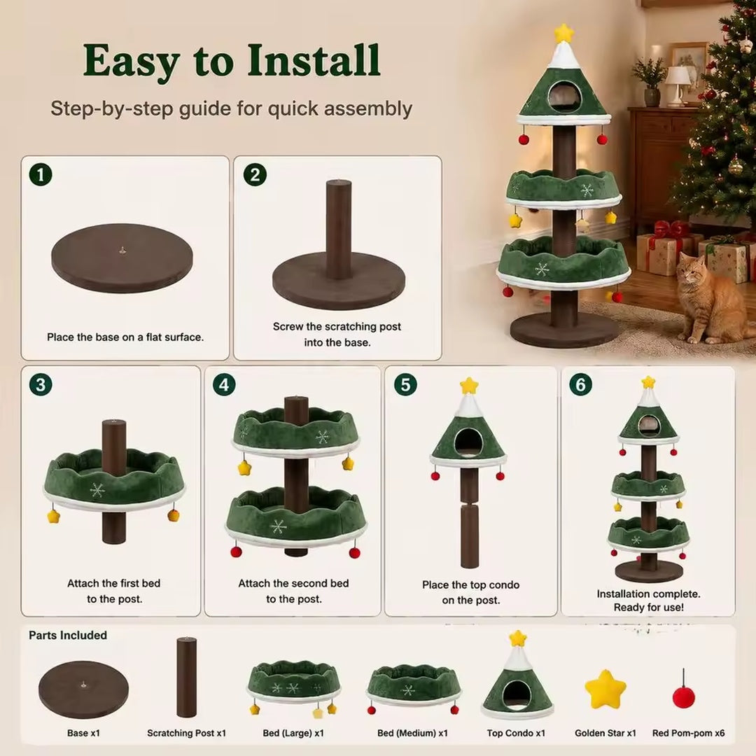 The Christmas Tree Your Cat Can Climb