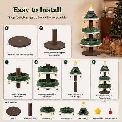 The Christmas Tree Your Cat Can Climb
