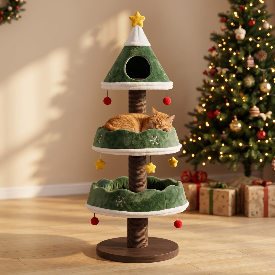 The Christmas Tree Your Cat Can Climb